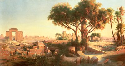 Egyptian Ruins by Johann Jakob Frey